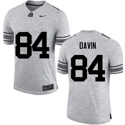 Men's Ohio State Buckeyes #84 Brock Davin Gray Nike NCAA College Football Jersey Damping JMC7444PG